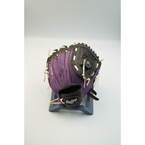 RAWLINGS Girls Youth 10" Baseball Glove Purple Players PL10PUR fits right hand - Picture 6 of 7